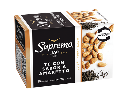 Té con sabor Amaretto, 20 bolsitas