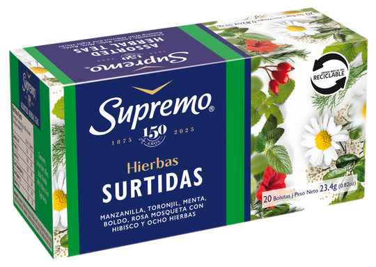 2x Hierbas Surtidas, 20 bolsitas