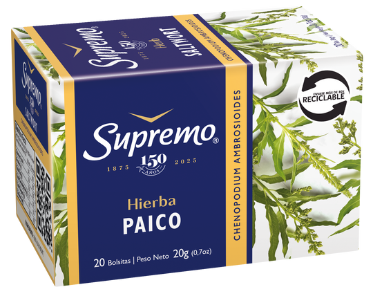Paico, 20 bolsitas