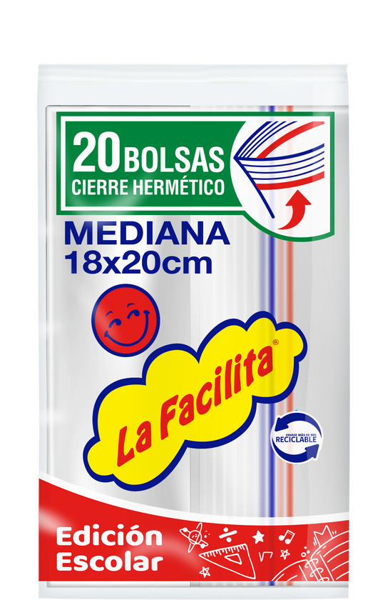 Bolsa Facilita Hermetica Promoción 18x20