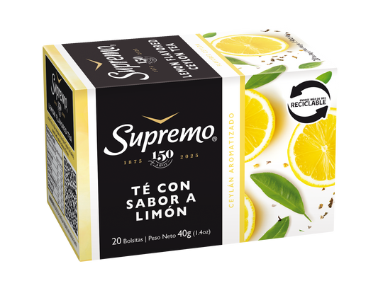 Té con sabor a Limón, 20 bolsitas