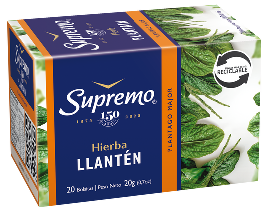 Llantén, 20 bolsitas