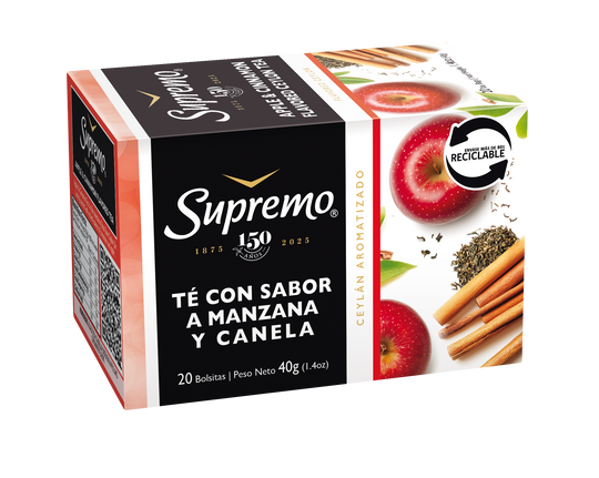 Té con sabor a Manzana Canela, 20 bolsitas
