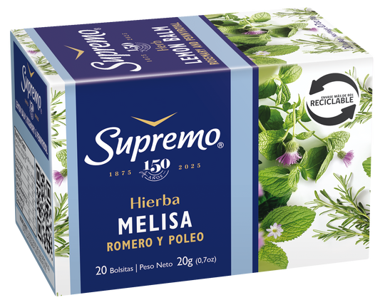 Hierba Melisa, 20 bolsitas
