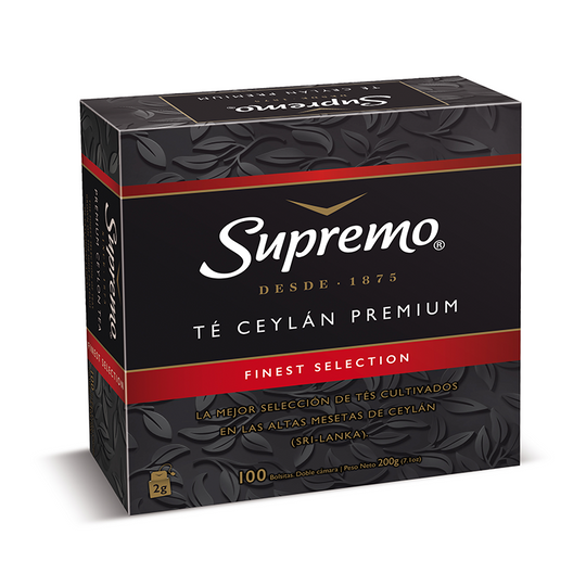 Té Ceylán Premium, 100 bolsitas