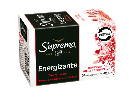 Energizante, 20 bolsitas