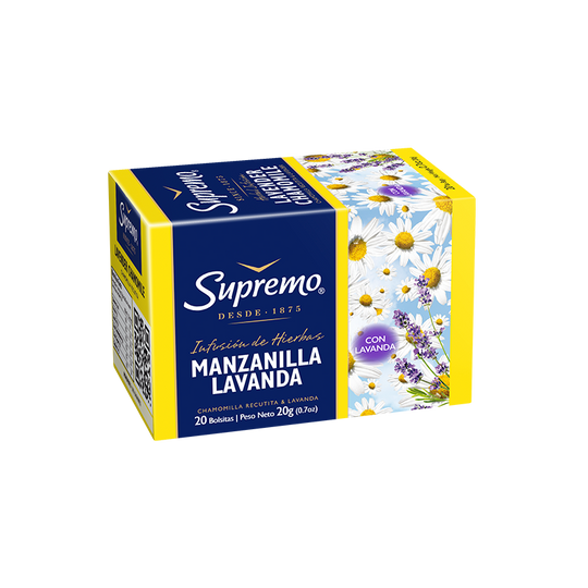 Hierba Manzanilla Lavanda 20 Bolsitas