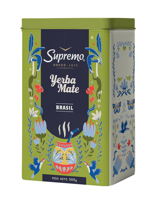 Lata Yerba Mate Supremo Brasil 500gr