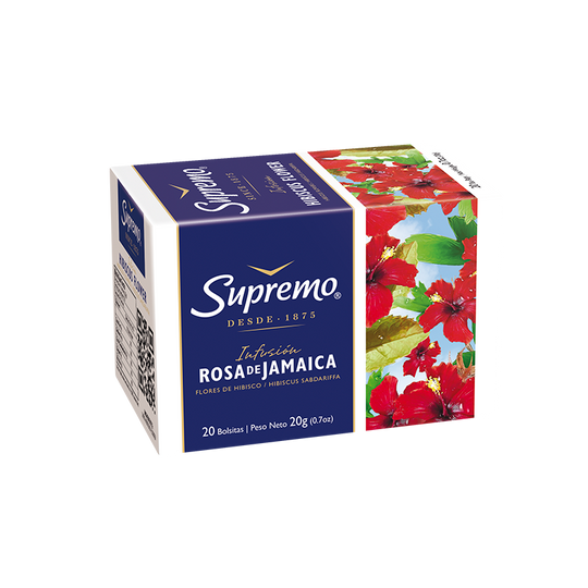 Infusión Rosa de Jamaica 20 Bolsitas