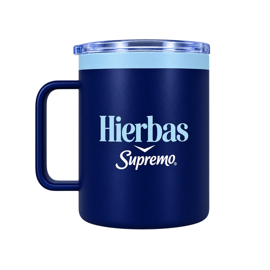 TAZON HIERBAS METÁLICO AZUL