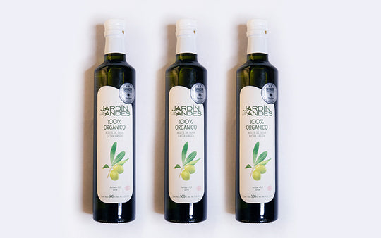Aceite de Oliva orgánico Jardín de los Andes, 500 ml