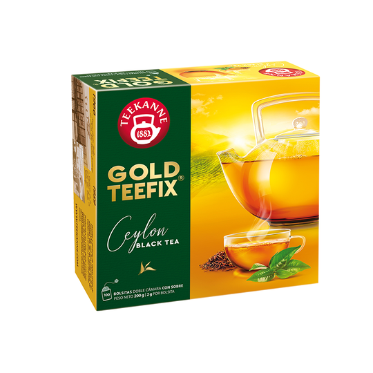Té Gold TeeFix, 100 bolsitas