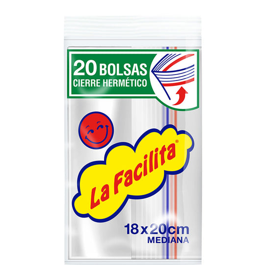 Bolsa Multiuso Facilita Hermética 18x20 cms. 20 Un.