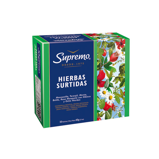 Hierbas Surtidas, 50 bolsitas