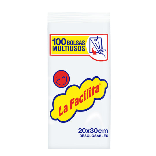 Bolsa Multiuso Facilita 20x30 cms. 100 Un.