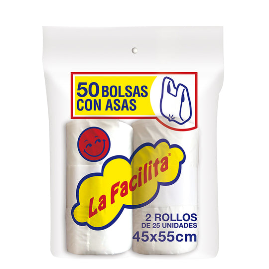 Pack Facilita con Asas 45x55 50 Un.