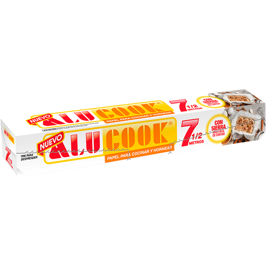 Papel para Cocinar Alucook 7,5 Mts