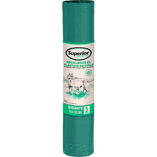 Bolsa Aseo Superior Gigante 110x120 cms. 5 Un.