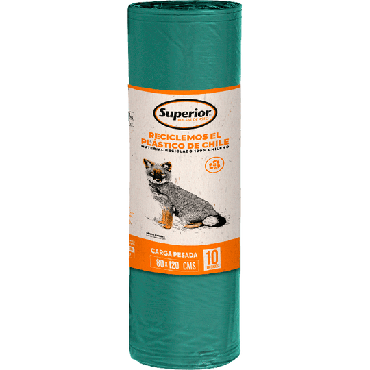 Bolsa Aseo Superior Carga Pesada 80x120 cms. 10 Un.