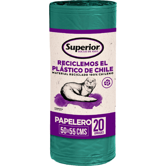 Bolsa Aseo Superior Papelero 50x55 cms. 20 Un.