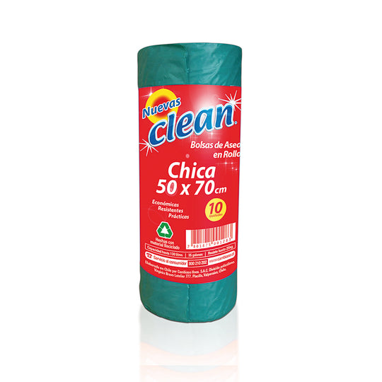 2x Bolsa Aseo Clean Clasica 50x70 cms. 10 Un