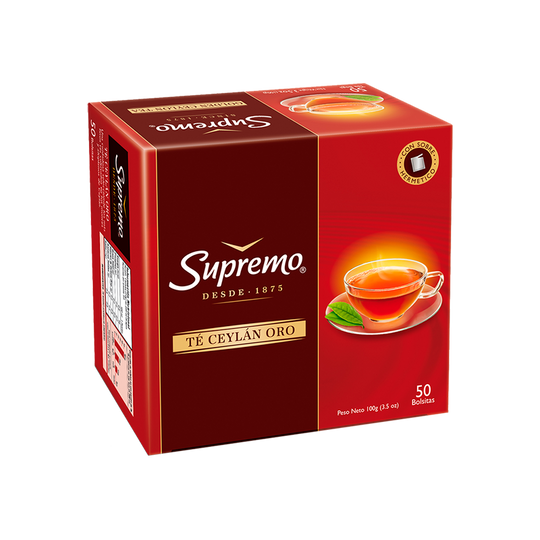 Té Ceylán Oro, 50 bolsitas
