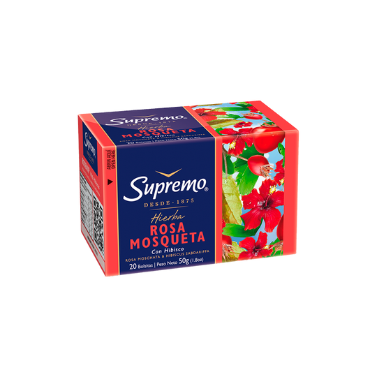 Rosa Mosqueta con Hibisco, 20 bolsitas