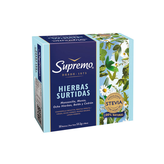 Hierbas Surtidas Light, 50 bolsitas