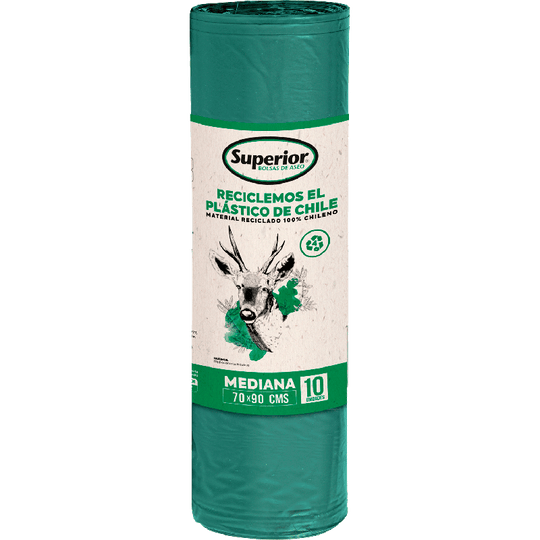 Bolsa Aseo Superior Mediana 70x90 cms. 10 Un.