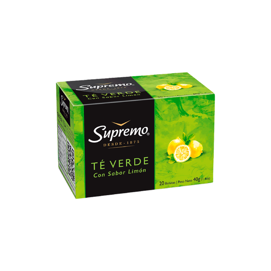 Té verde con sabor Limón, 20 bolsitas